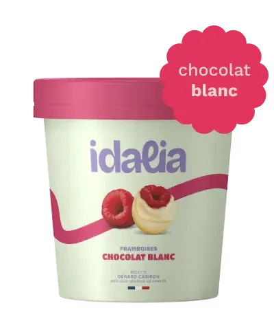 Idalia - Framboise Choco Blanc 150g