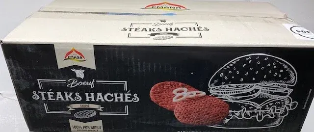 Steak Emana Gaufré 45g - (4,5kg) 12/pl