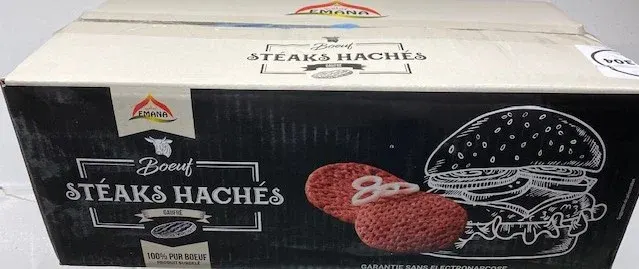 Steak Emana Gaufré 80g - x56 (4,48kg) 12/Pl