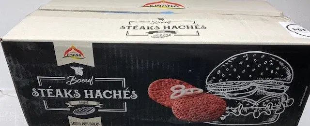 Steak Emana Gauffré 100g - (4.5kg) 12/Pl