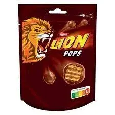 Lion Pop Choc Sac 140g