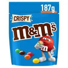 M&m's Crispy Pochon 187g (c30)