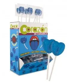 COEUR SUCETTES FRAMBOISE X200 CORAZON /plan
