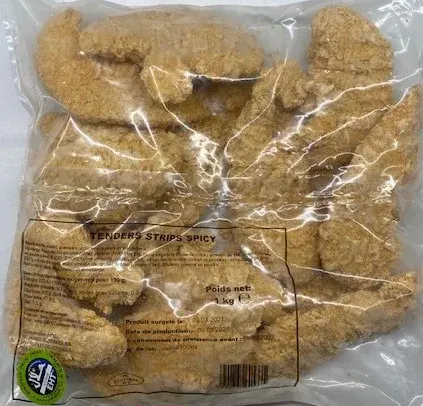 Tenders Chicken Strips Spicy EHT 1 kg PE56