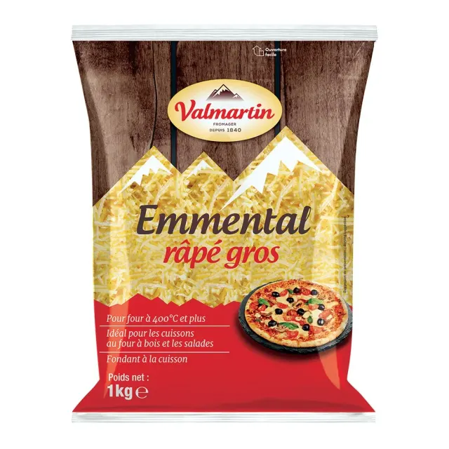 Emmental Râpé Gros 1Kg - VALMARTIN