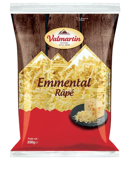 Emmental Râpé 200G - VALMARTIN
