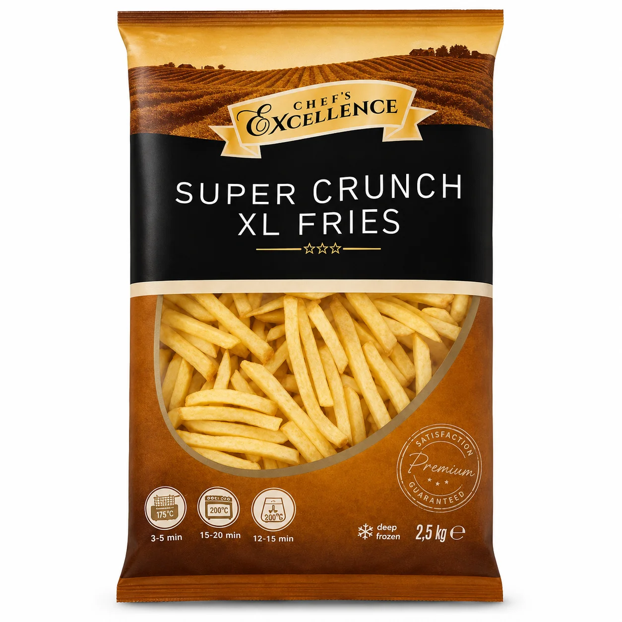 Frite excellence Chef's super Crunch XL 9/9 2.5kg