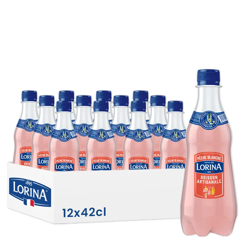 Lorina pêche blanche 42cl x12