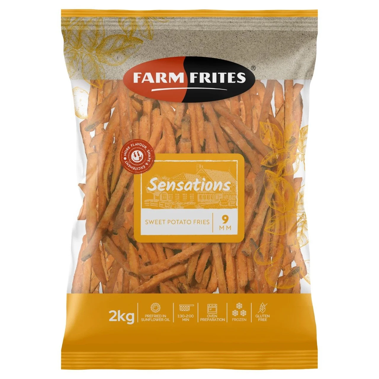 Frite de Patate Douce enrobée Farm Frite 2kg
