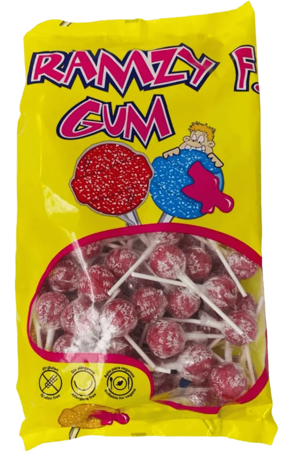 Sucette Ramzy x90 Fraise c:6/plan