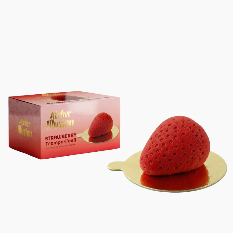 Trompe l’œil Fraise 100g (Pâtisserie surgelé)