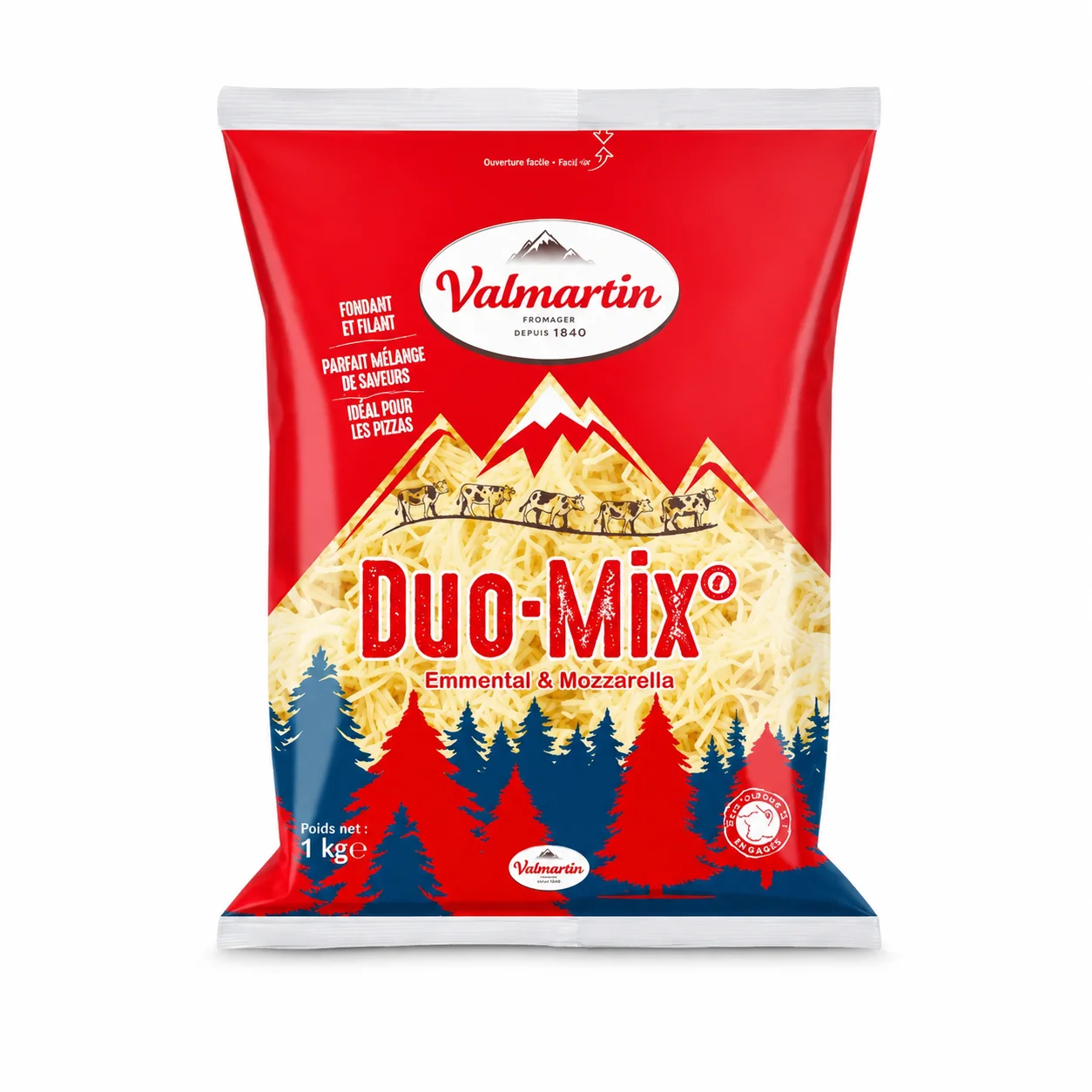 DUO MIX Emm/Mozza 1Kg - VALMARTIN
