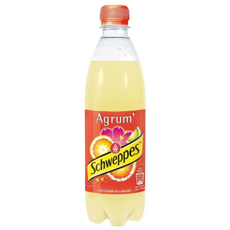 Schweppes Agrumes 50cl x 12 – 18/pl