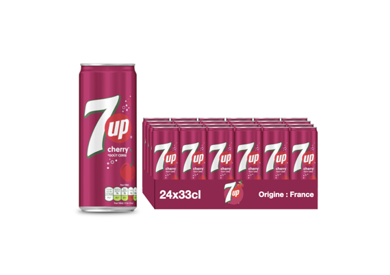 7up Cherry 33cl x 24 – 10/pl – P100