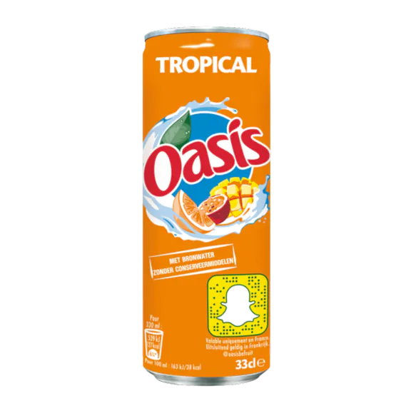 Oasis Tropical 33cl x 24 – 10/pl – P100